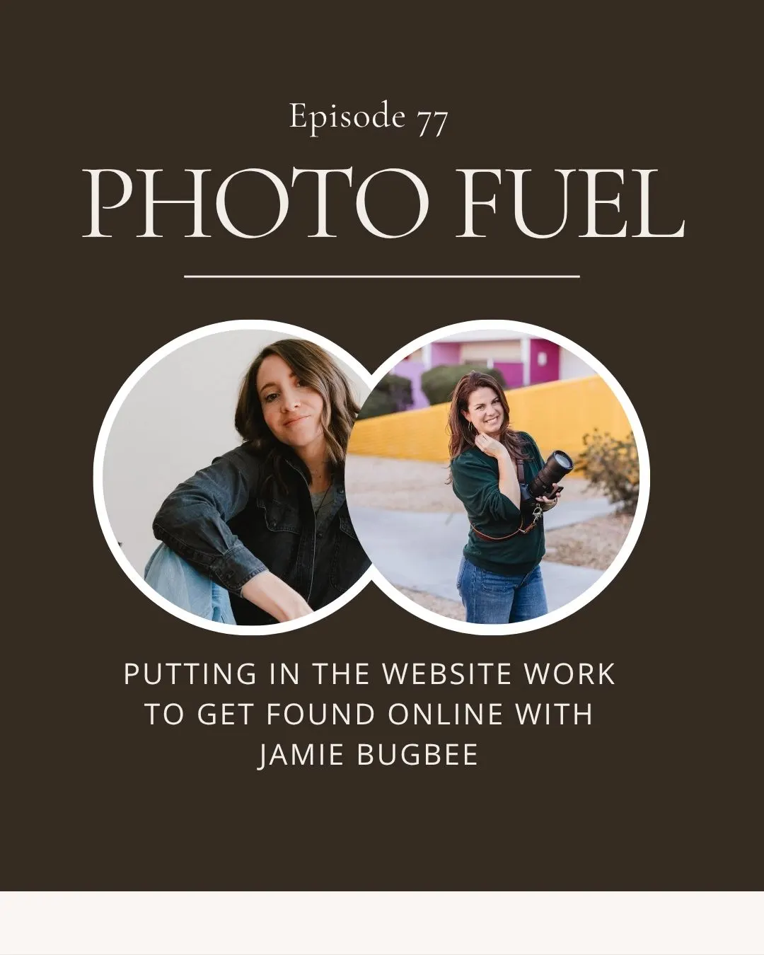 podcast for family photographers about SEO and search