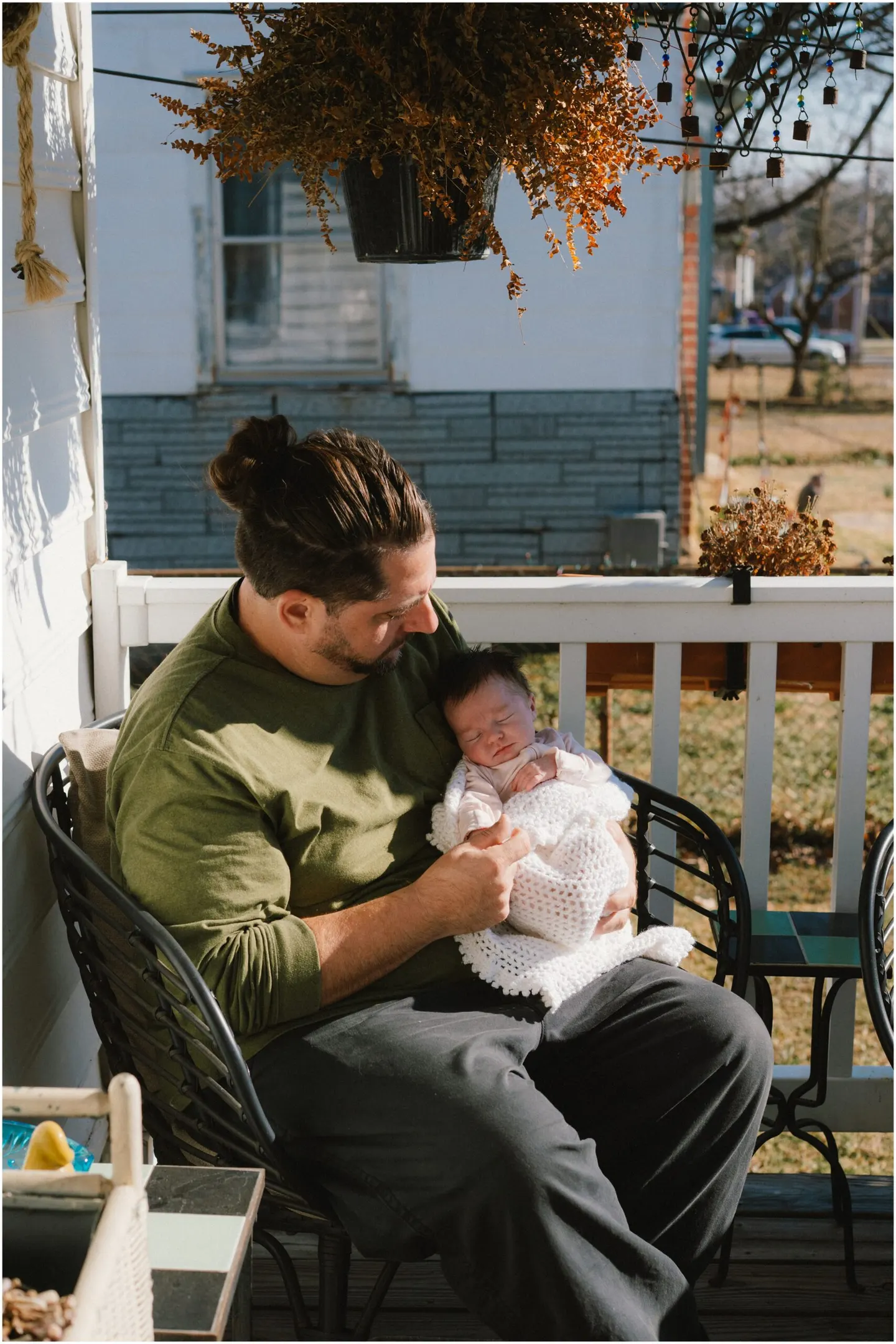 Winter newborn photos in Richmond, VA