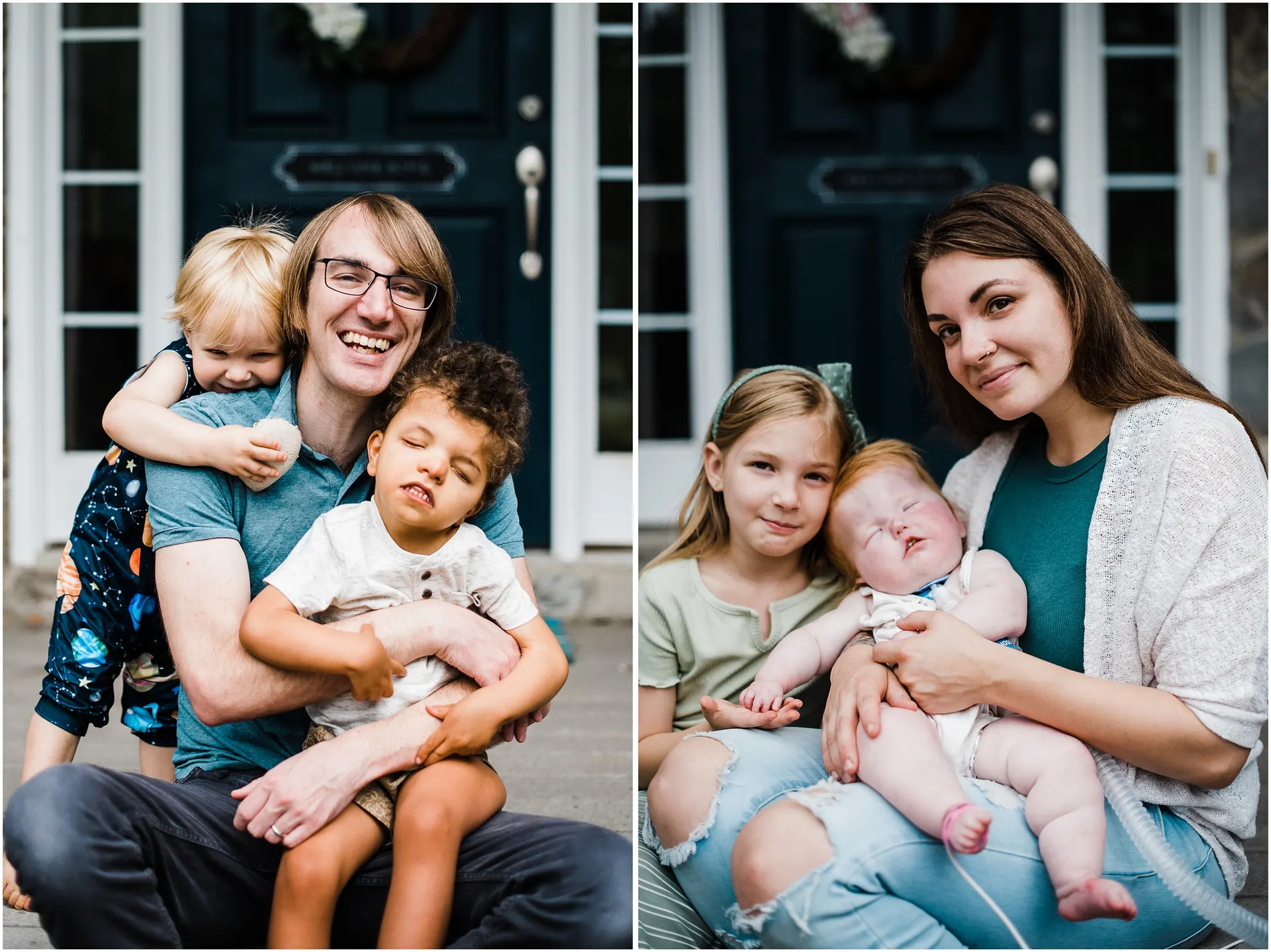 Tips for photographing a family with special needs children