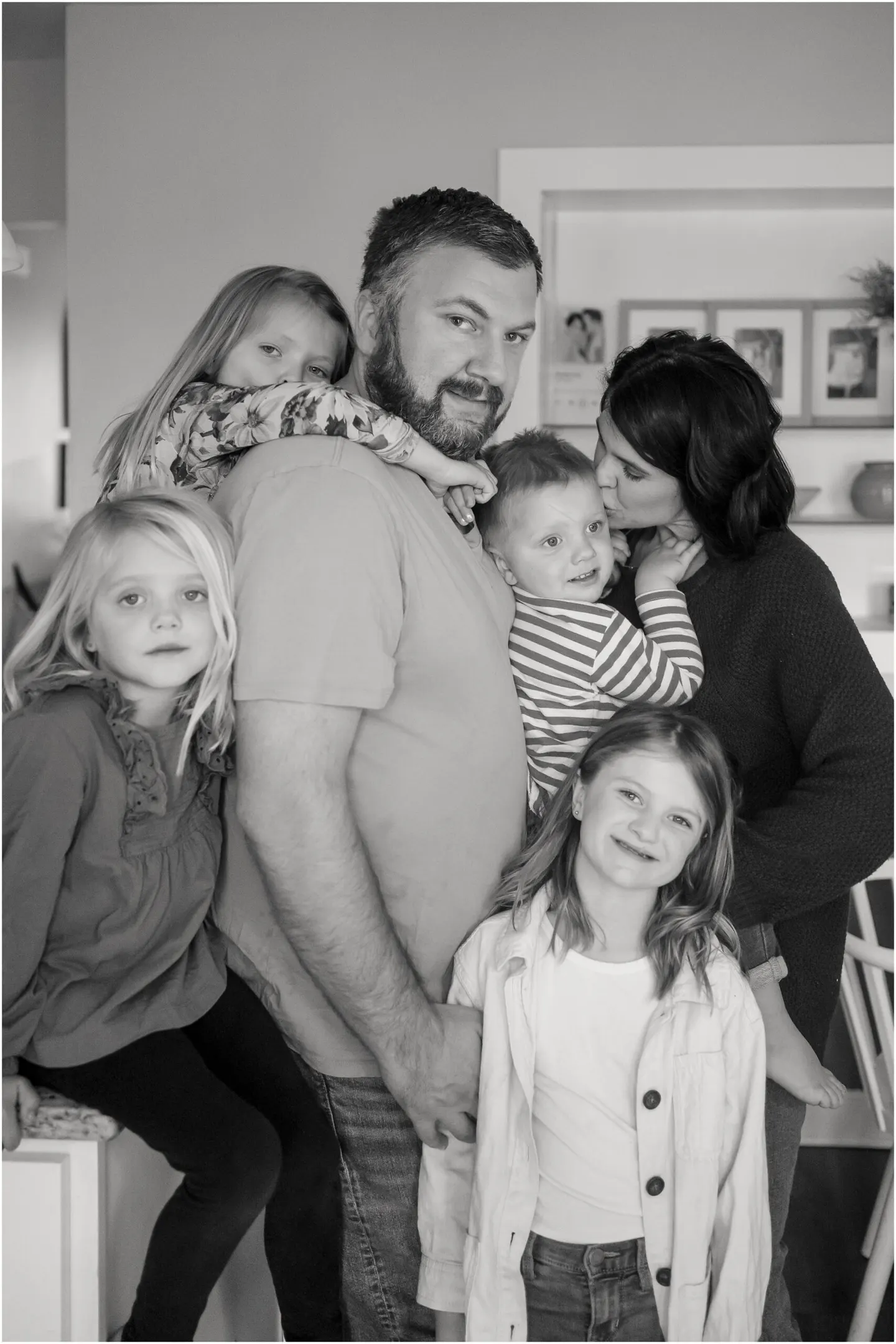 Is it possible? Family photos in a dark, small home