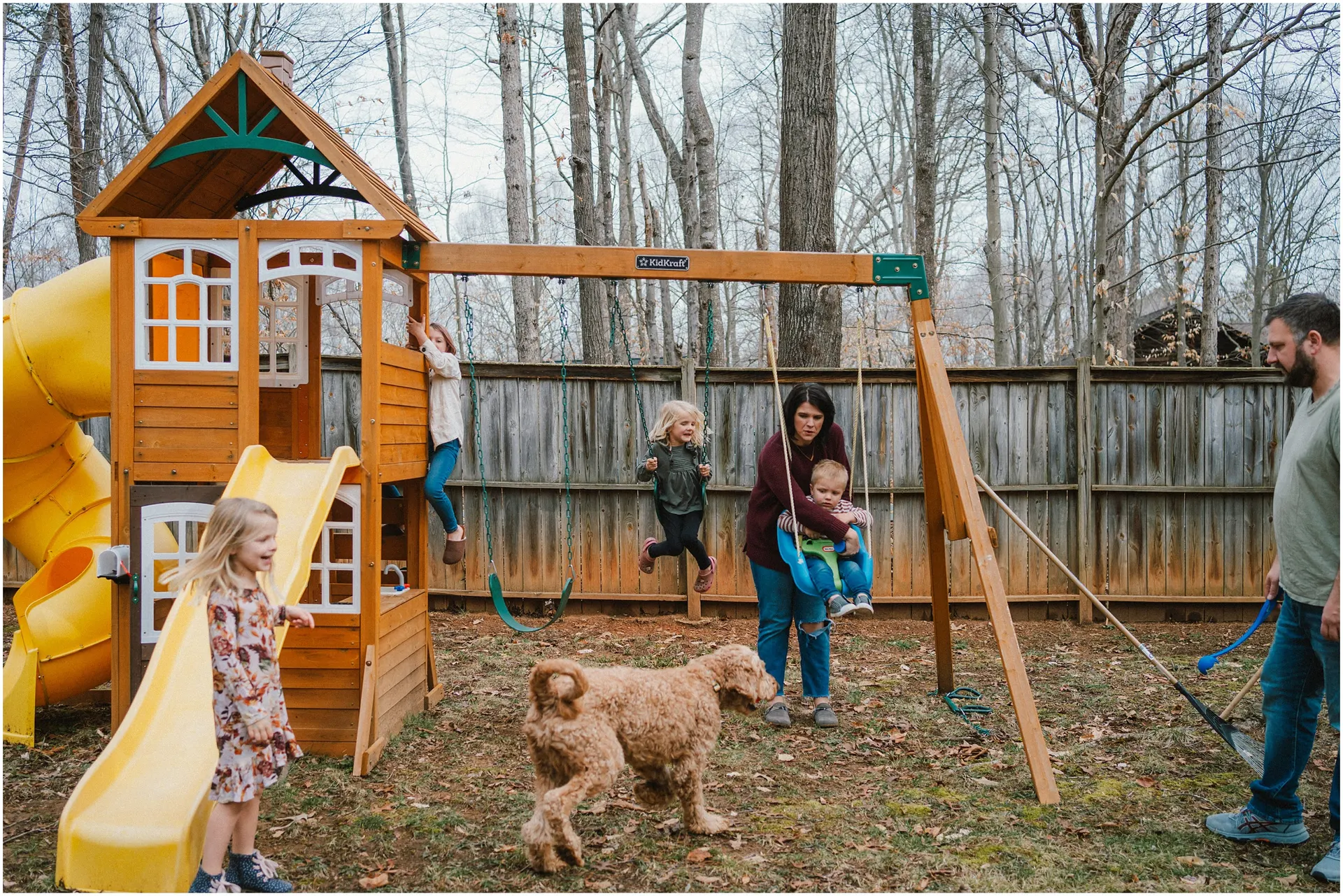 backyard family photos in charlottesville, va