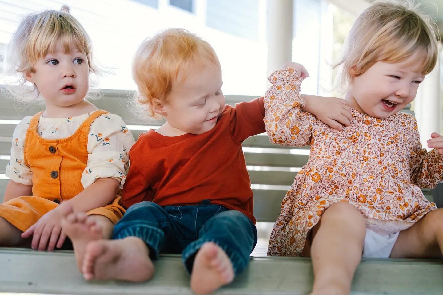 Featured | A home session with four year old and triplets