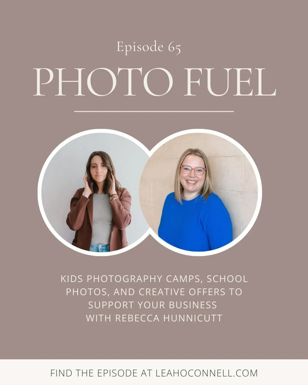 Cover art for "Kids Photography Camps, School Photos, and Creative Offers to Support Your Business with Rebecca Hunnicutt" — the Photo Fuel podcast