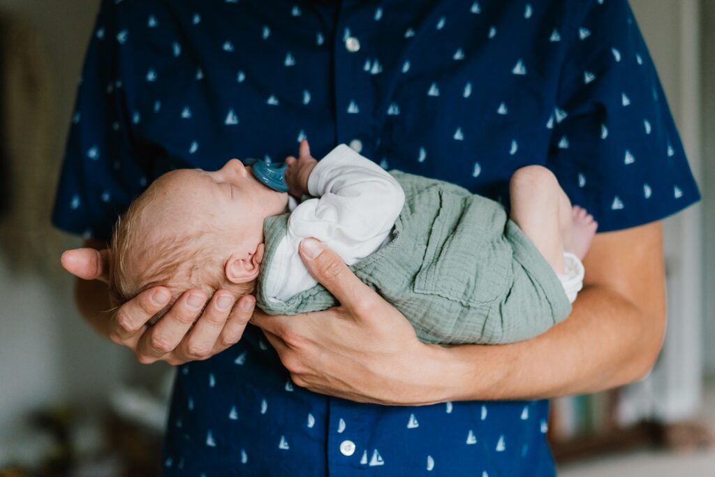 laid back newborn session with first baby boy, charlottesville photographer