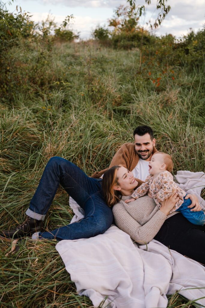 playful fall family photos in Charlottesville, VA