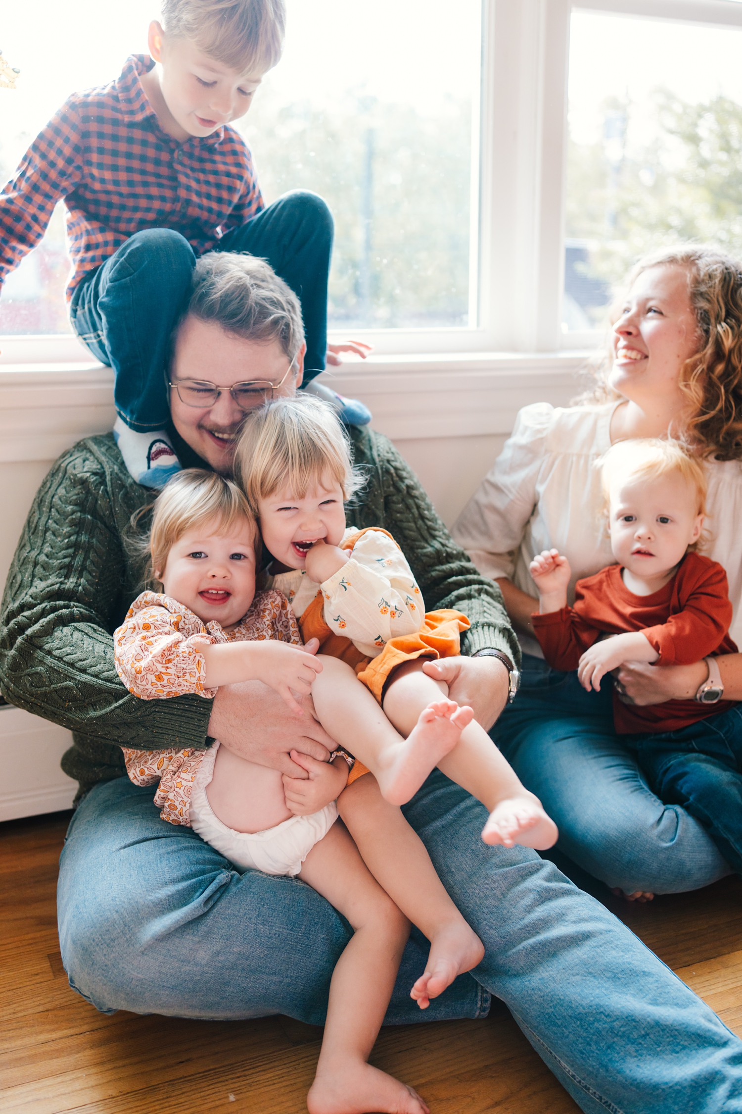 charlottesville family photos with four kids