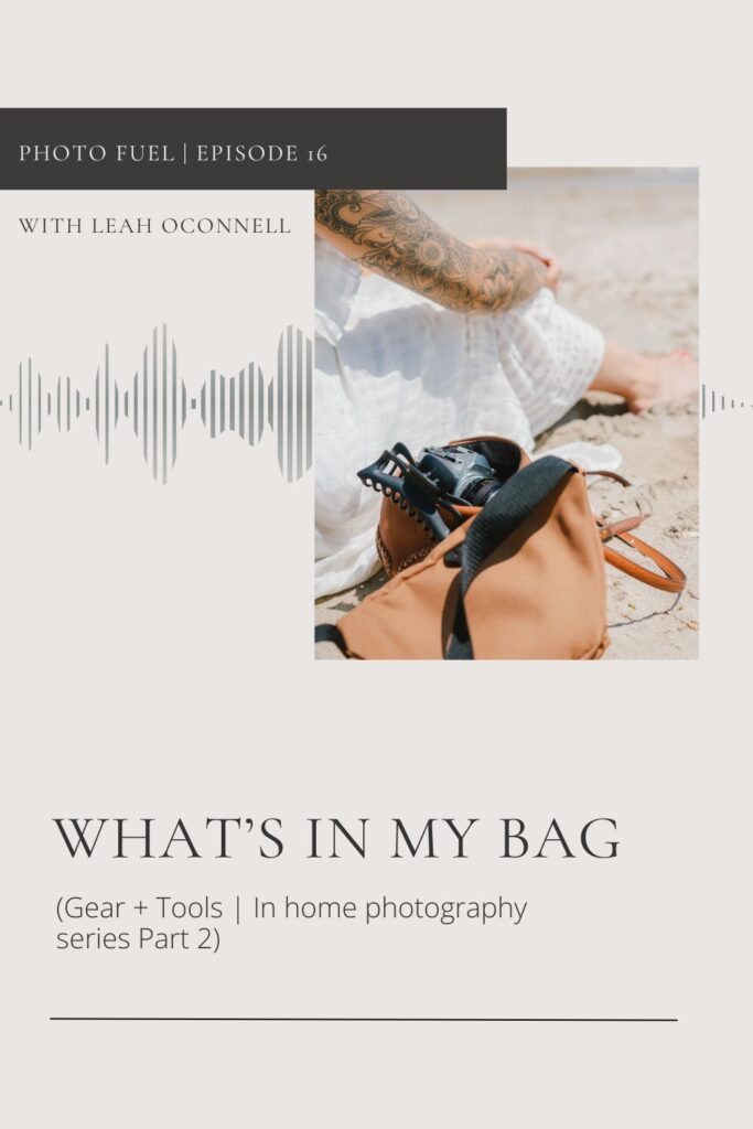 podcast episode about family photography gear and tools