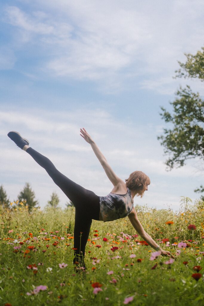 small business yoga and exercise brand photos in Charlottesville VA