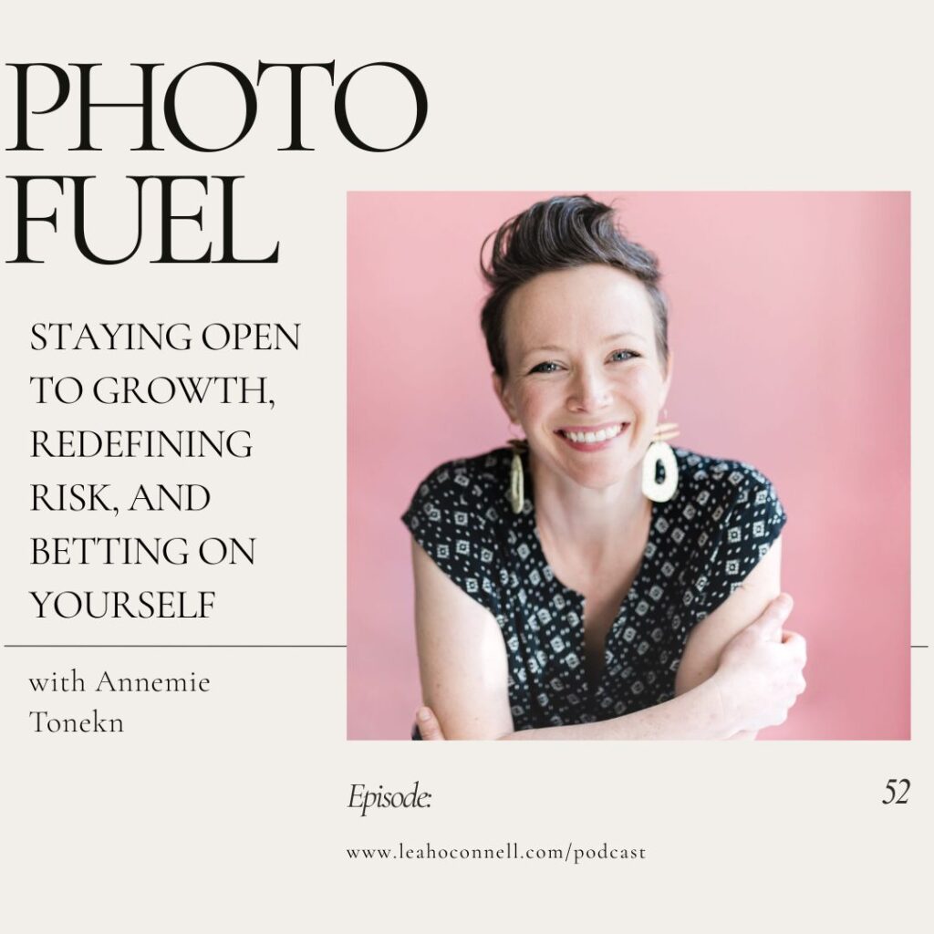 podcast episode with Annemie Tonken about photography business