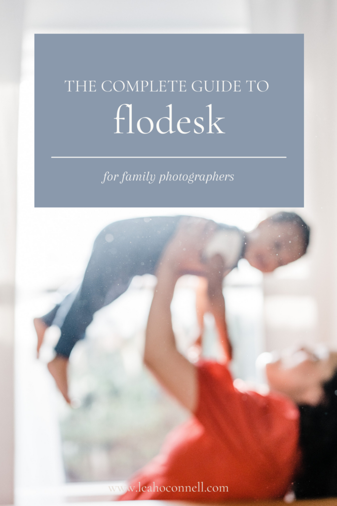 how to get started with flodesk for family photography business