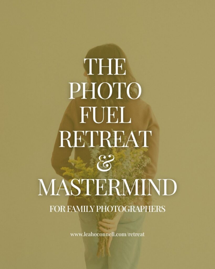 the making of a retreat for family photographers